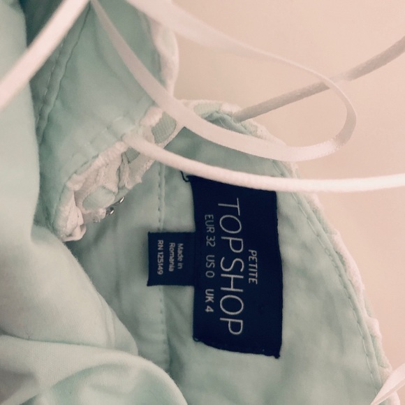 TOP SHOP Diamond Netting Overlay Dress - Picture 5 of 5